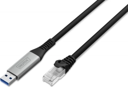 USB‑A na RJ45 Cat 6A S/FTP omrežni kabelski adapter 1 Gbit/s, USB 3.2 Gen 1, LSZH, 3 m