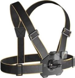 PULUZ prsni trak za športne kamere (črn)