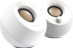 Zvočniki Creative Pebble 2.0 USB beli