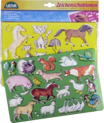 Lena risalne šablone – konji in mačke