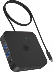 Priklopna postaja IB-DK4090-C 12-v-1 z USB-C, 3× HDMI in napajanjem PD 100 W