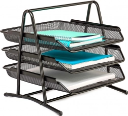 Namizni kovinski organizator za dokumente A4