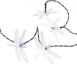 Solarne vrtne lučke kačji pastirji 6,5 m, 30 LED, večbarvno