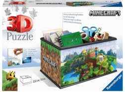 Ravensburger 3D sestavljanka MINECRAFT shranjevalna skrinja (108 koščkov)