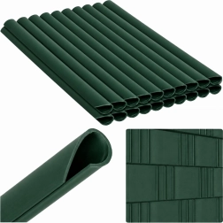 Sponke za ograjni trak, zelene, 19 cm, 20 kosov