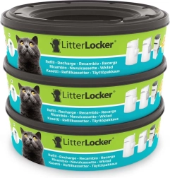 LitterLocker nadomestne kasete za koš za mačje stranišče (3 kos)