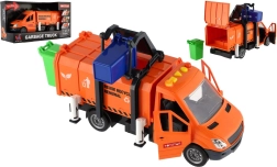 Garbage Truck with Lights, Sounds and Bin, 30 cm