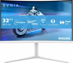 ukrivljen igralni monitor 31,5" Philips Evnia 180 Hz z Ambiglow