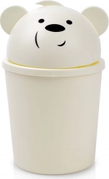 Koš za odpadke z medvedkom 1,5 l, krem