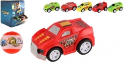 Surprise Ball with Plastic Car 5 cm with Pull-Back