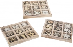 Set lesenih božičnih okraskov Small Foot