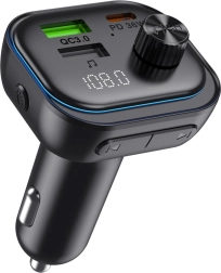 Sencor Bluetooth FM-oddajnik za avto s hitrim polnjenjem PD in QC 3.0
