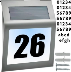 Solarna svetlobna številka hiše