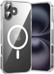 Prozoren etui Vention za iPhone 16 Plus z MagSafe