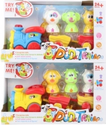 Zabavni vlakec z živalcami na baterije