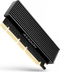 Axagon PCEM2-XS notranji PCIe x16 adapter za M.2 NVMe s hladilnikom