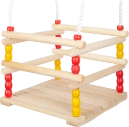 lesena otroška gugalnica z ograjico SMALL FOOT