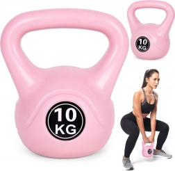 Kettlebell 10 kg rožnat ModernHome