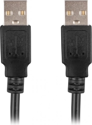Kabel USB-A M/M 2.0, 1,8 m, črn