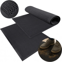 Vhodna predpražnik 90 × 60 cm RUHHY gumijasta, nedrseča 3D mreža