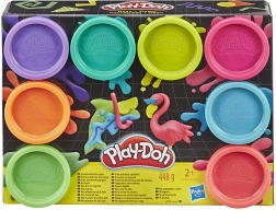 Play-Doh neon komplet modeline 8 kos