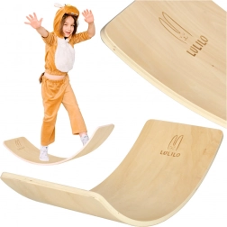 Lesena ravnotežna deska Lulilo za otroke in odrasle