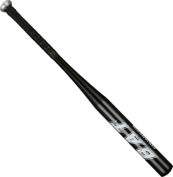 Aluminijasta bejzbolska palica 25" (64 cm) – lahka vadbena, črna