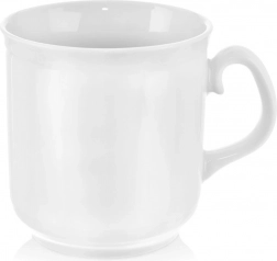 Porcelanasta skodelica MONA 400 ml bela