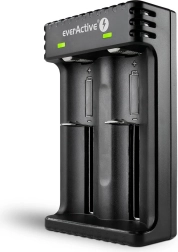 Polnilec akumulatorjev everActive LC-200 za cilindrične Li-ion akumulatorje