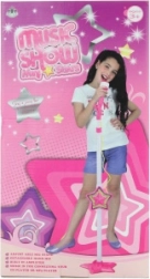 Dekliški mikrofon s stojalom in priklopom na MP3