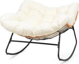 Gugalni stol XL v skandinavskem slogu – bež