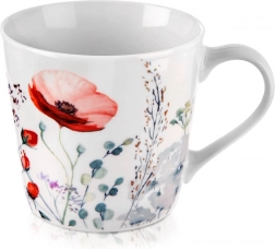 Porcelanski vrč s motivom makov 430 ml