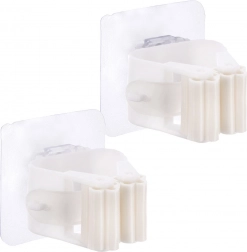 Samolepilni držalo za mop in metlo, set 2 kos