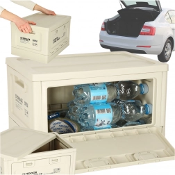 Kampiško skladiščna škatla 25L svetlo siva