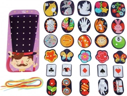 Lucy & Leo čarovniški lesen nizalni set