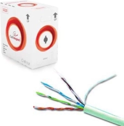 Kabel UTP Cat 6, poln žični vodnik AWG24, 305 m, siv