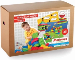 gigantske gradbene kocke MARIOINEX – opeke, 33 delov