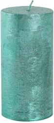 Rustikalna sveča Provence 12 cm – Zelena