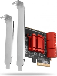 Axagon PCIe krmilnik 6x interni SATA 6G ASM1166 (SP in LP)