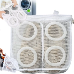 mrežasta vreča za pranje otroške obutve z zadrgo