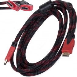 HDMI kabel 2.0 4K 3D, 3 m, pozlačeni konektorji, opleten