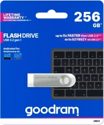 USB ključ UNO3 256GB USB 3.2 Gen1 srebrn