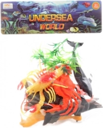 Set morskih živalic v vrečki