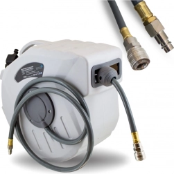 Samodejni pnevmatski navijalnik cevi 15 m s hitrospojko 1/4" za kompresor