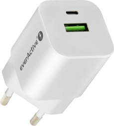 USB polnilnik USB-C s tehnologijo GaN 30 W Bela