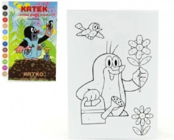 Pobarvanka A5 Krtek Barvaj po številkah