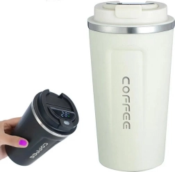 Termo lonček z zaslonom, bel 510 ml