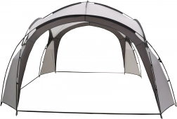 Vrtni paviljon z transportno torbo, siv, MULTIGARDEN