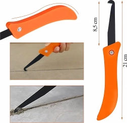 kaveljasti strgalnik za fuge in silikon, 21 cm