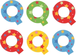 Zvezdnička črka Q znamke Bigjigs Toys